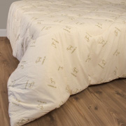 Ковдра шерсть мериноса зимова стьобана Ярослав 350 бежева