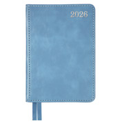 Щоденник датований А6 352 стор City Leo Planner 252676 блакитний