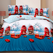 Комплект постельного белья ранфорс Selena Merry Christmas 2 200616