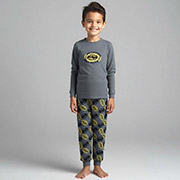 Піжама для хлопчика 0106302кжс інтерлок Татошка сірий меланж