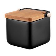 Цукорниця керамічна 840 мл Midori Ardesto AR0907B чорна