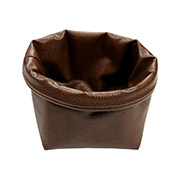 Декоративний кошик для зберігання Прованс екошкіра коричневий