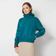 Худі жіноче Поділля Lesia аквамарин