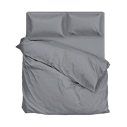 Комплект наволочок Dyet Dark Grey SoundSleep ранфорс темно-сірий