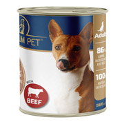 Паштет для взрослых собак с говядиной 360 г Premium Pet 4820255191799