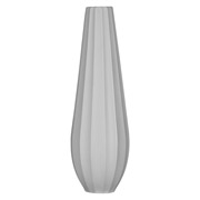Ваза порцелянова 8.5х27.5 см Molize Ardesto AR3810G сіра