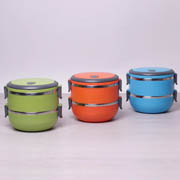 Ланчбокс подвійний Kamille 1400мл 2106