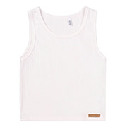 Майка для дівчинки МК31 трикотаж-рубчик Бембі 200-молочний