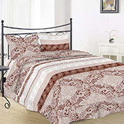 Постільна білизна 40-0888 Brown бязь gold Nostra