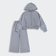 Спортивний костюм для дівчинки КС848 трикотаж-тринитка Бембі X00-сірий