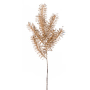 Ветка декоративная 51 см Пушистая YES! Fun 973902 золото глиттер