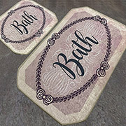 Набір килимків для ванної кімнати Voten Chilai Home