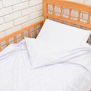 Дитяча постільна білизна 60-0012 бязь-gold Nostra біла