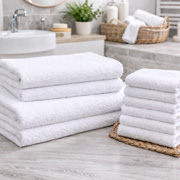 Набір із 9 махрових рушників Hotel SoundSleep 500г білий