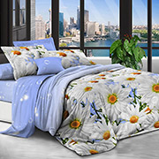 Постільна білизна Букет ромашок 600155 полікоттон Selena