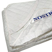 Наматрацник водонепроникний білий Nostra з гумками по кутах