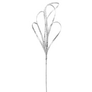Гілка декоративна 59 см Петля Yes! Fun 973931 срібло гліттер