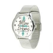 Часы ZIZ За своей мечтой серебро - второй ремешок в подарок 5009888