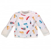 Розпашонка для хлопчика Татошка 0902253ван біла з набиванням