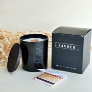 Свічка 180г з ароматом Sea salt Savour