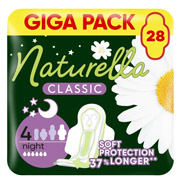 Прокладки гігієнічні 28 шт Naturella Classic Night Quatro 8700216819305