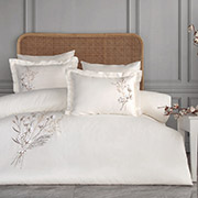 Постільна білизна Moneda Krem сатин з вишивкою Dantela Vita