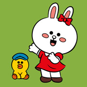 Картина за номерами 25х25 см Лайн Френдс Коні та Салі цвітне полотно Santi 955016