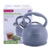 Чайник із нержавіючої сталі зі свистком 3 л Kamille 1074