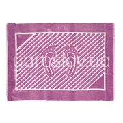 Рушник-килимок для ніг Бамбук Ярослав фіолетовий