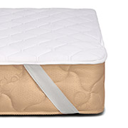 Наматрацник водонепроникний MirSon Cotton 266 двосторонній на гумках по кутах