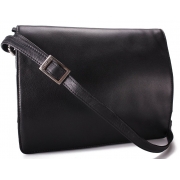 Шкіряна сумка-месенджер Visconti 753 Tess L black