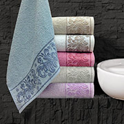 Набір із 6 махрових рушників Violetta Fakili Tekstil