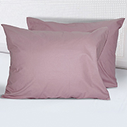 Наволочка Ярослав бязь 01 бежево-сливовий