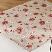 Серветка бавовняна Квіти бордо Господиня Прованс