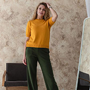 Штани в'язані Katrin new Art Knit олива