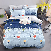 Постільна білизна Selena сатин Весняний дощик 300 244