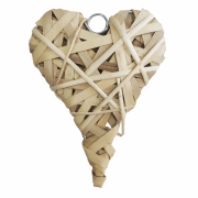 Сердце ротанговое 25х15 см YES! Fun 974248 натуральное