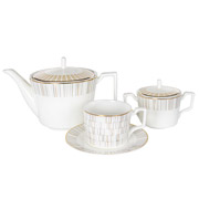 Сервіз чайний фарфоровий 14 предметів 295 мл Stella Lefard 440-129