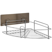 Полиця для ванної кутова на стрічкі, що самоклеїться, UNO Fabrika FK0245