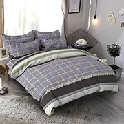 Постельное белье Клетки 101114 бязь-люкс Selena