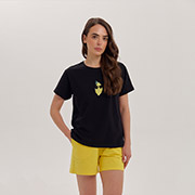 Піжама жіноча Lemon Style футболка та шорти Ellen 2970/22/04