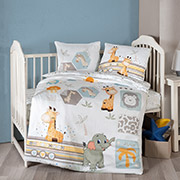 Постільна білизна для дитячого ліжечка Safari сатин First choice