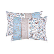 Набір із двох наволочок Затишок бязь Home Line блакитно-бежевий