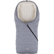 Конверт Nuvita 9235 Ovetto Pop картатий блакитний / бежевий