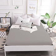 Простирадло на гумці 14-4102 Glacier Gray Mikrosatin Premium MirSon