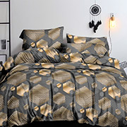 Постільна білизна 101230 Золота геометрія-2 бязь-люкс Selena