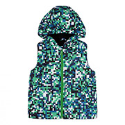 Жилет демісезонний ЖЛ47 плащівка Бембі 681-зелений-синій