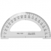 Транспортир 180/100 бесцветный Koh-i-noor 746168
