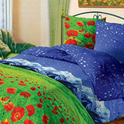 Комплект постільної білизни Selena Долина маків 100280