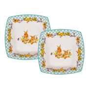 Набір блюд порцелянових 16х4, 5 см 2 шт Funny bunny Lefard 985-174